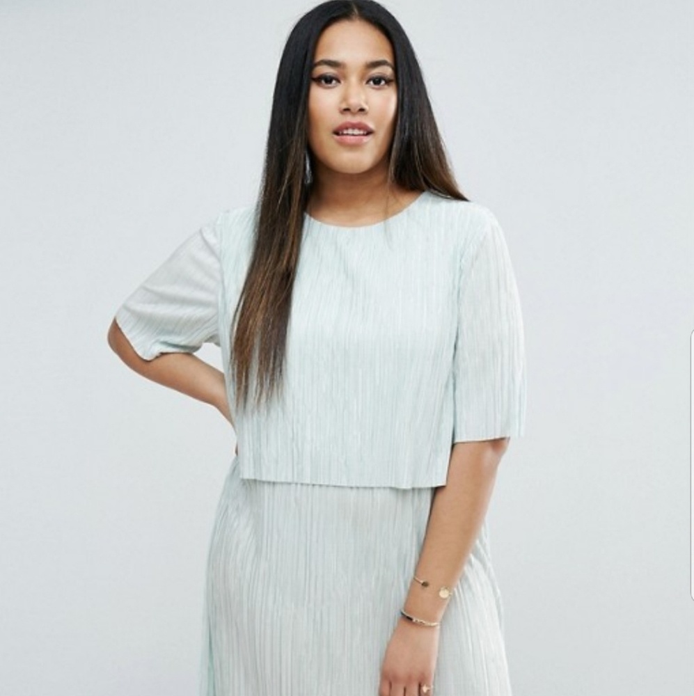 ASOS Curve Double Layer T-shirt dress